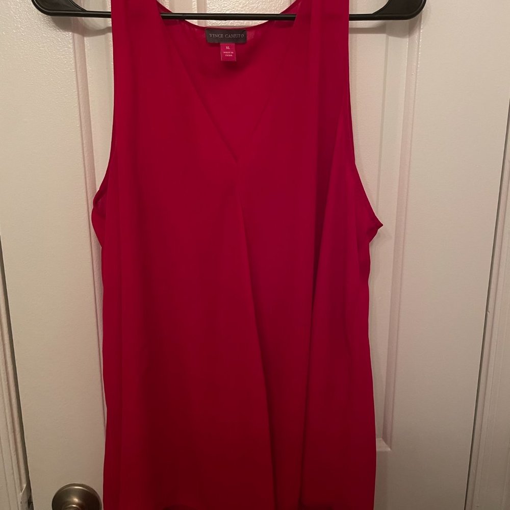 Vince Camuto Red Blouse
